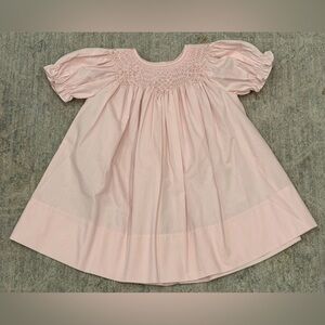 Light pink smocked dress